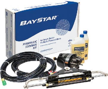 SeaStar HK4200A-3 BayStar Compact Hydraulic Steering System <SPACER TYPE=HORIZONTAL SIZE=1> Complete Kit w/Hoses