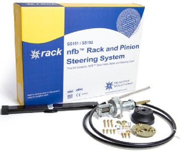 SeaStar Solutions No Feedback Rack and Pinion Steering Kit: Single