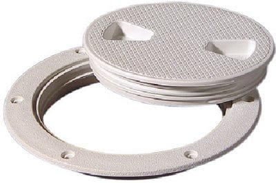 Tempress 43130 Screw Out Deck Plate: 6" White