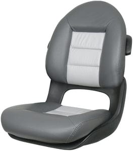 Tempress Fisherman's Armless Low-Back Helm Seat: Charcoal/Gray