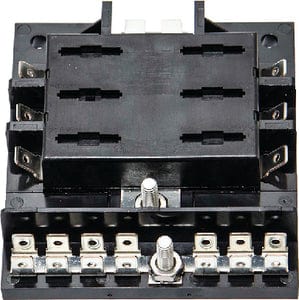 Sierra FS40420 6 Gang ATO/ATC Fuse Block with Ground Bar