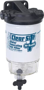Moeller 0333328-10 Fuel / Water Separator Kit w/Aluminum Head & Clear Bowl