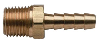 Barb-Brass Male 1/4X1/4NPT