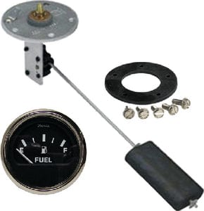 Moeller Swingarm Electric Sending Unit Complete Kit With Dash Mounted Gauge For 4 to 28" Tank Depth
