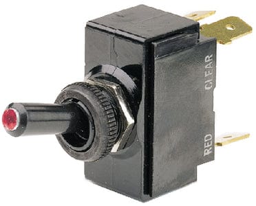 Cole Hersee M5411101BP Toggle Switch/Illuminated Tip: On/Off SPST