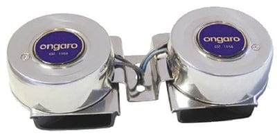 Ongaro Deluxe Mini Compact Double Horn: 12V