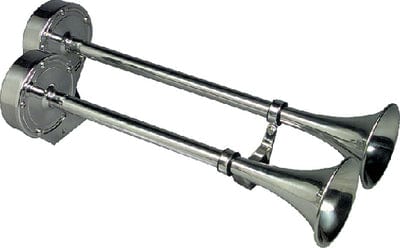 Ongaro Deluxe Dual Trumpet Horn: 12V