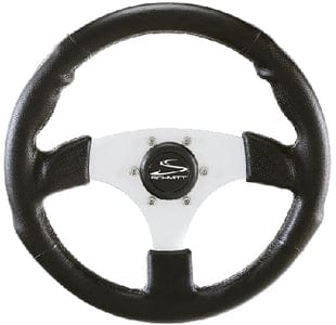 Schmitt Fantasy Steering Wheel: 13.8" Black/Silver