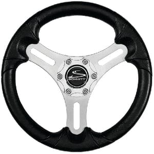 Schmitt Torcello Lite Steering Wheel: 13" Black/Silver
