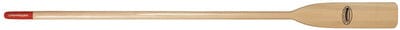 CavPro Varnished Wooden Oar with 1-3/4 Shaft: Caviness Power Grip & Wedge Insert