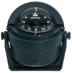 Voyager Compass-Bracket Mount: Combi Dial: Black