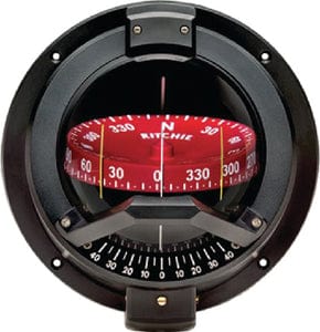 Navigator Compass: Bulkhead Mount: Combi Dial: Black