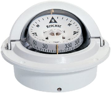 Voyager Compass-Flush Mount: Combi Dial: White