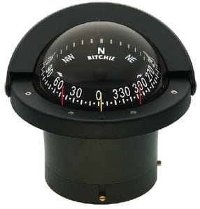 Navigator Compass: Flush Mt.: Combi Dial: Black