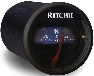 Ritchie Sport In-Dash Compass: Black w/Blue Card