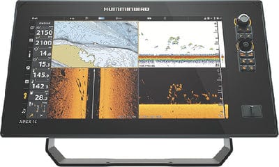 Humminbird 4115001 Apex&trade; Series Fishfinder/Chartplotter: 16" w/ XM 14 HW MSI T Transom Transducer