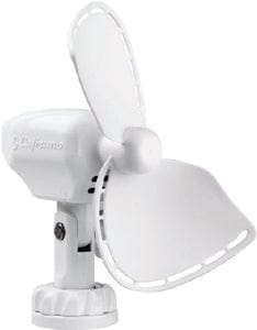 Caframo Ultimate 2-Speed Compact 12VDC Fan w/Lighter Plug & Suction Cup Mt.: White