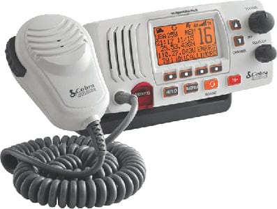 Cobra MR F57 Fixed Mount Class D VHF Radio (Includes Flush Mount and Fixed Mount Kits)