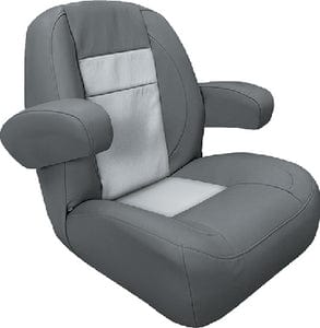 Wise 31271883 Mid Back Pontoon Helm Seat: Sky Grey / Dove Grey