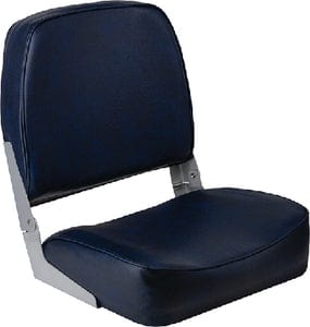 Wise 3313711 Promotional Marine Grade Vinyl 16.25" D ? 16" W ? 18" H Low Back Boat Seat: Navy