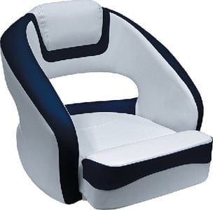 Wise 33350031 Hurley LE Bucket Seat w/Flip Up Bolster: Brite White/Midnight