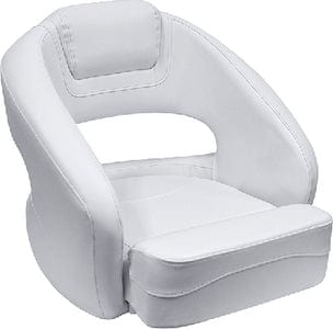 Wise 3335784 Hurley LE Bucket Seat w/Flip Up Bolster: Brite White
