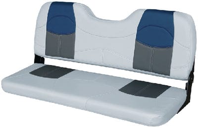 Blast Off Tour Series Bench Seat 48" Grey/Charcoal/Navy
