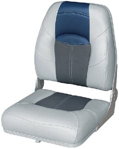 Blast Off Tour Series Boat Seat 17" Grey/Charcoal/Navy