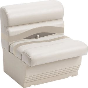 Wise BM1143986 Premier Pontoon 27" Bench Seat w/Base: Platinum/Midnight/Cobalt