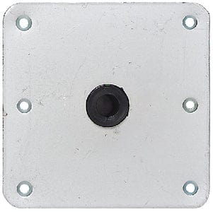 Attwood Lock'N-Pin 3/4" Base Plate 7" x 7" Threaded Zinc Plated Steel