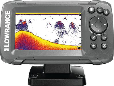Lowrance 000-14012-001 HOOK-2 4X Fishfinder with Bullet Skimmer Transducer: Autotuning Sonar & 4" Display