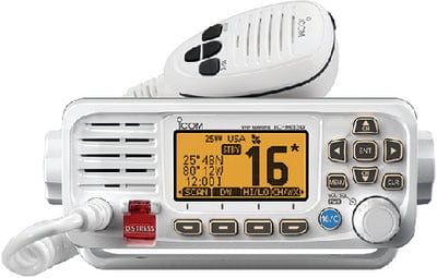 Icom M33061 M330 Ultra Compact VHF Marine Fixed Mount: White
