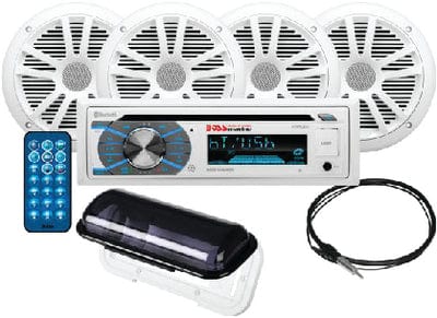Boss MCK508WB64S CD/USB/SD: MP3: WMA: FM/AM Player/Bluetooth w/2 Pr. 6.5" Speakers