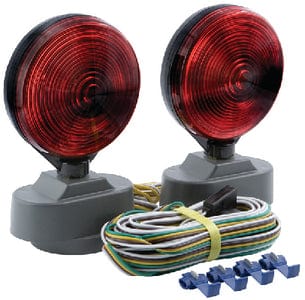 Optronics TL21RK Magnet Mount Towing Light Kit <SPACER TYPE=HORIZONTAL SIZE=1> Includes 20' Wiring Harness