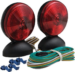 Optronics TL22RK Magnet Mount Towing Light Kit <SPACER TYPE=HORIZONTAL SIZE=1> Includes 20' Wishbone Style Wiring Harness