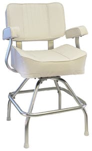 Springfield 1020003 Deluxe Captain's Seat With Stand: White
