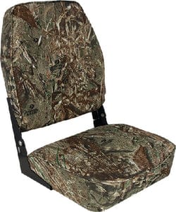 Springfield High Back Folding Seat: Mossy Oak Duck Blind