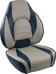 Springfield 10416311 Fish Pro High Back Seat: Blue/Gray