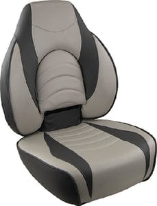 Springfield 10416341 Fish Pro High Back Seat: Charcoal/Gray