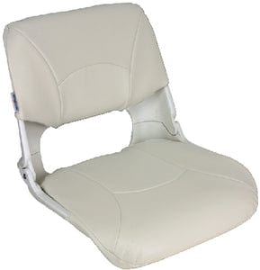 Springfield Skipper Seat With Cushions: White/White Shell