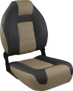 Springfield 1062583 OEM Wide Series Folding Seat: Charcoal/Tan