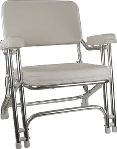 Springfield 1080021 Deck Folding Chair: White