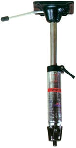 Springfield Taper-Lock 2-3/8" Power-Rise Sit Down Locking Pedestal: Satin Finish