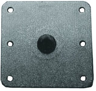 Springfield KingPin 7" x 7" Standard Square Base: Mild Steel With Kennedy Finish