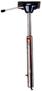 Springfield Spring-Lock Power-Rise Adjustable Stand-Up Pedestal 22-1/2" to 29-1/2": Stainless Steel Polished Finish