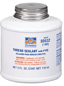 Permatex PTX14H Thread Sealant With PTFE: 118 ml.