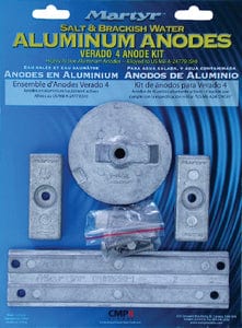 Mercury Verado 4-Cylinder Anode Kit - Aluminum