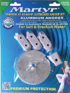 Martyr Anode Kit For Yamaha 40-60 HP Outboards: Aluminum