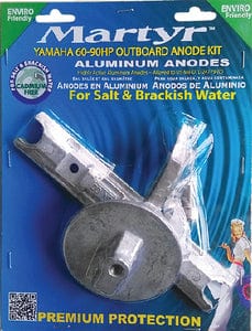 Martyr Anode Kit For Yamaha 60-90 HP Outboards: Zinc