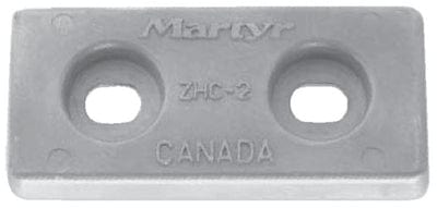 Martyr CMZHC5 Zinc Hull Anode 4" x 8"